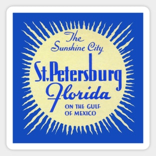 1960s St. Petersburg Florida Magnet